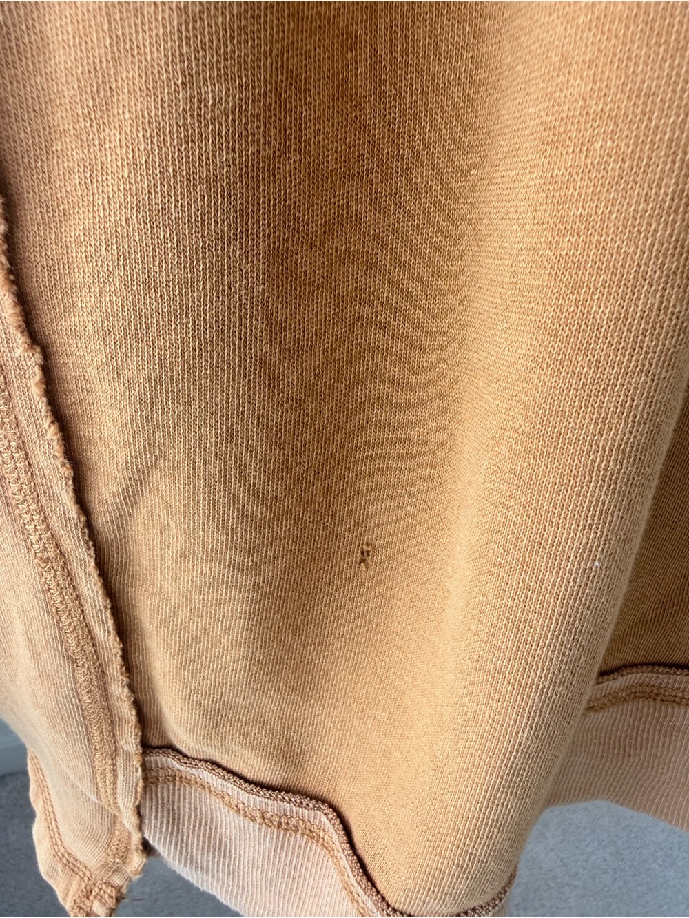 Free People On the Rise Pullover Sweatshirt in Shade Amber - Picture 8 of 12